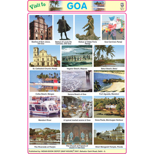 GOA CHART SIZE 12X18 (INCHS) 300GSM ARTCARD