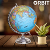 Orbit Educational Globe with 8 Inches Diameter | Best Laminated Educational Globe in English Language