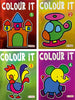 SET OF 4 COLOUR IT BOOKS