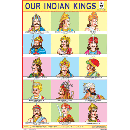 our-indian-kings-chart-size-12x18-inchs-300gsm-artcard