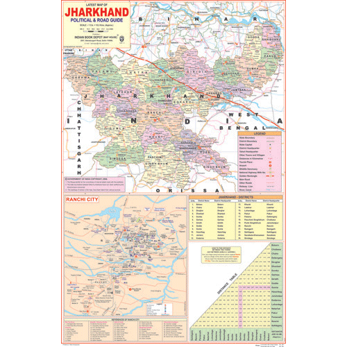 JHARKHAND (ENGLISH) SIZE 50 X 75 CMS